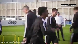 تمرینات تیم یوونتوس برای رویار...