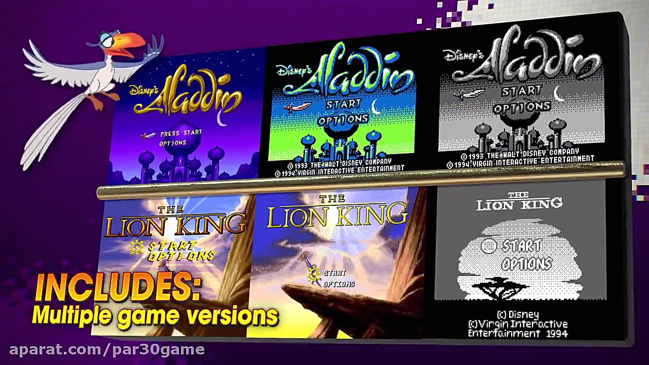 Disney Classic Games Aladdin and The Lion King - پارسی گیم زمان55ثانیه