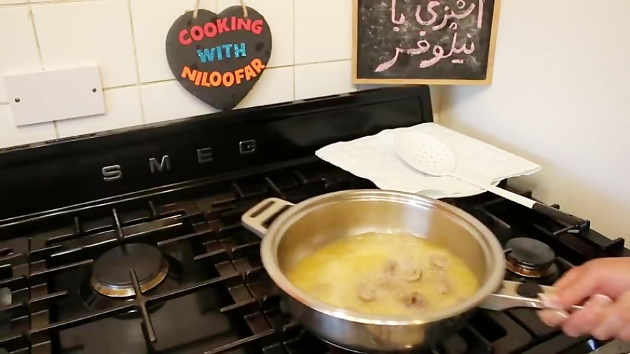 آشپزی با نیلوفر - خوراک جگر روش 4 - جگر کریسپی