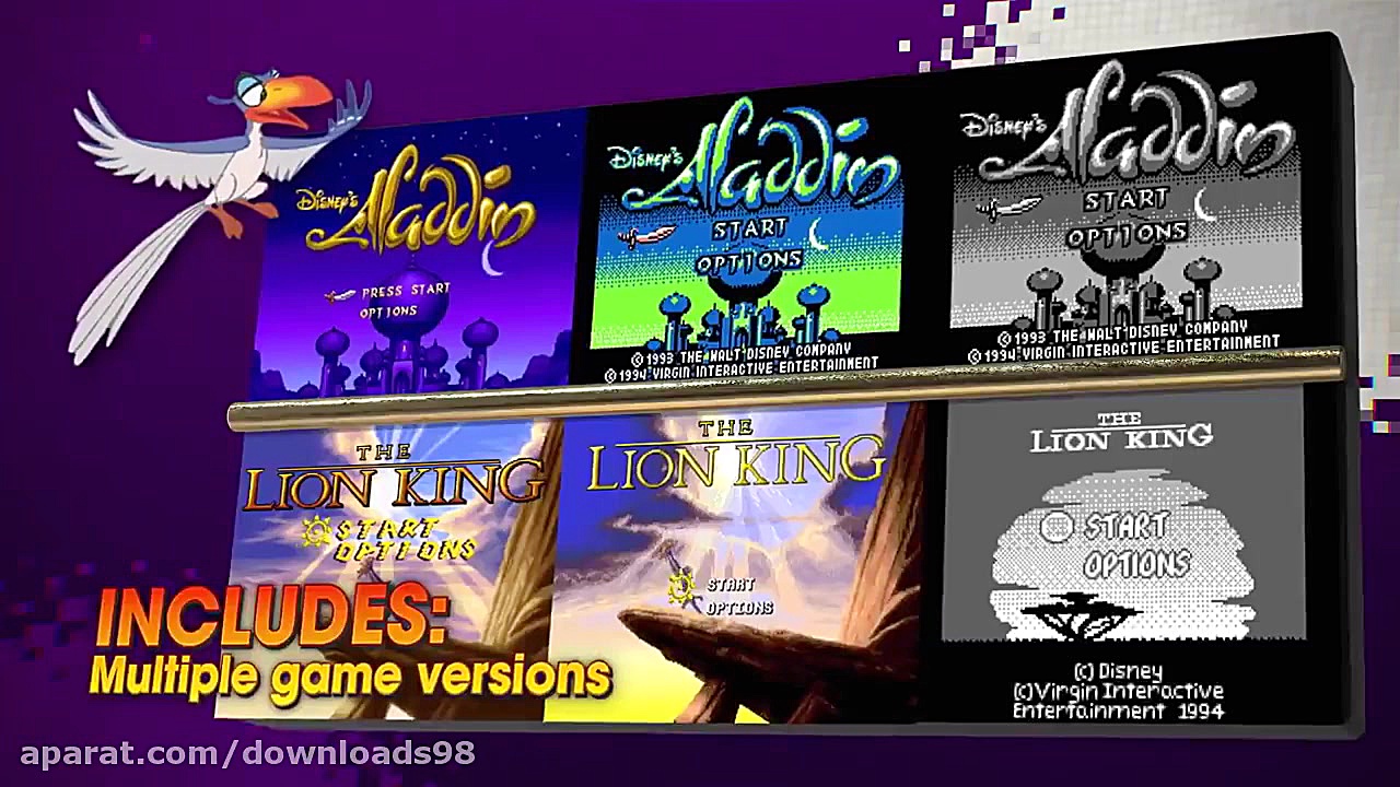 بازی Disney Classic Games: Aladdin and The Lion King زمان54ثانیه