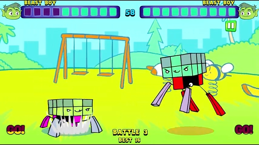 TEEN TITANS GO JUMP JOUSTS - Juega Teen Titans Go Jump Jousts En Pais ...