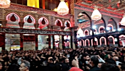 حرم امام حسین ع در سفر با موتور و دوچرخه از قم