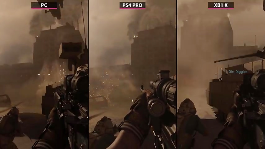 مقایسه گرافیک Call of Duty: Modern Warfare روی PC Max vs. PS4 Pro vs. Xbox One X