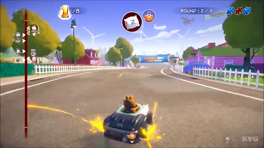 Garfield Kart - Furious Racing گیم پلی بازی