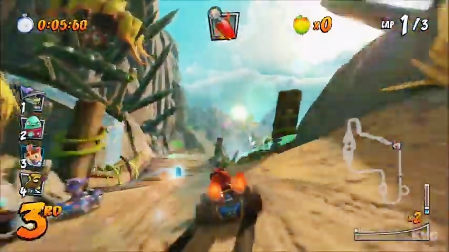 Crash Team Racing Nitro - Fueled - Prehistoric Playground Gameplay گیم پلی بازی