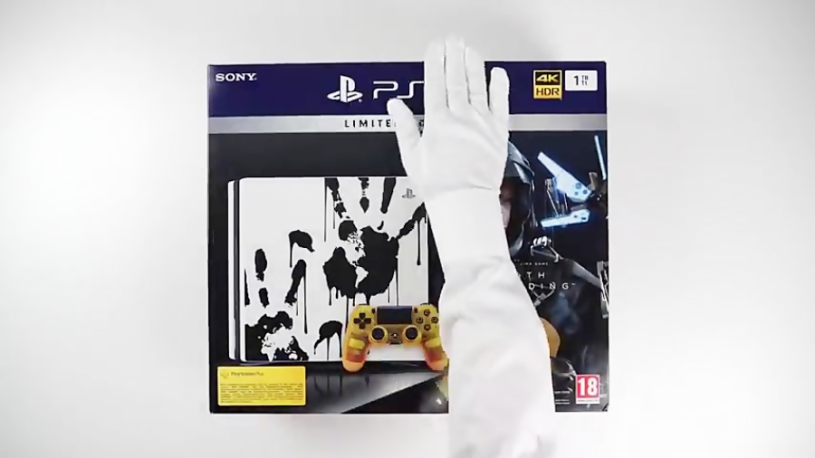 PS4 Pro "DEATH STRANDING" Console Unboxing - PlayStation 4 Limited Edition