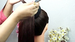 آموزش شینیون عروس شینیون عروس...