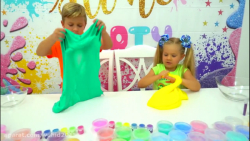 بازی دیانا و روما با خمیر اسلا...