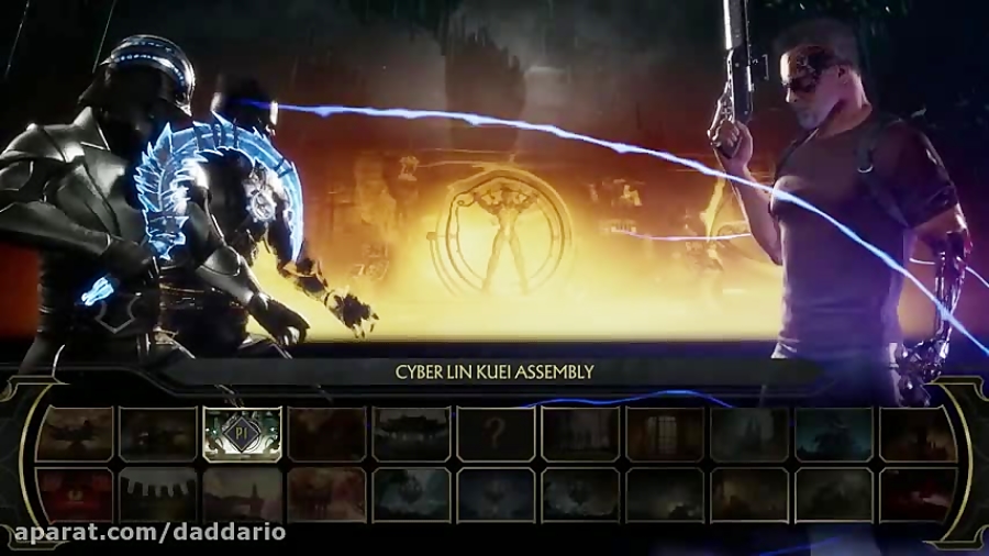 گیم پلی نبرد ترمیناتور با Noob Saibot در بازی Mortal Kombat 11
