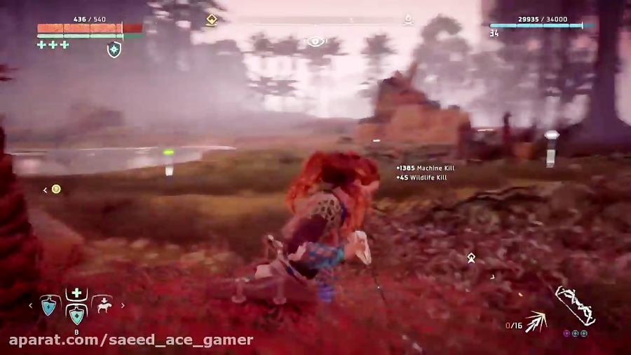 ویدیو گیم پلی بازی horizon zero dawn