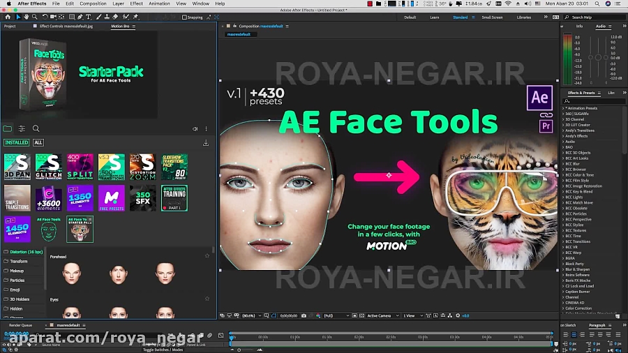 ابزار جدید و فوق العاده کاربردی Face Tools