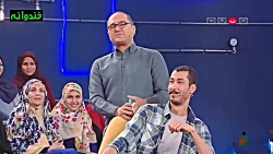 خندوانه با حضور بهرام افشاری و هدیه جناب خان به او