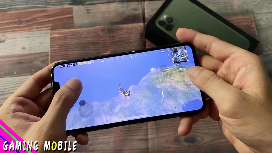 PUBG Mobile on iPhone 11 Pro Max Gaming Test ( Midnight Green )