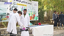 آزمایش تجزیه آب اکسیژنه توسط پ...