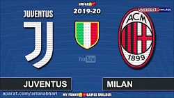 شبیه‌ سازی بازی یوونتوس  میلان...