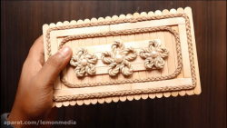 کاردستی بسیار زیبا با چوب بستن...