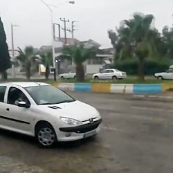 بندر ترکمن در ادامه سفر با موت...