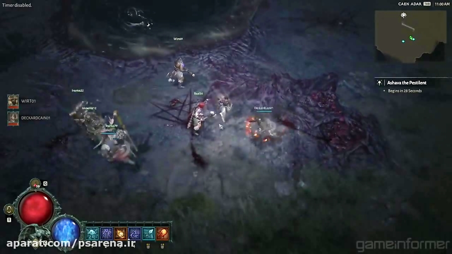 ویدئوی کوتاهی از گیم پلی بازی Diablo 4 منتشر شد