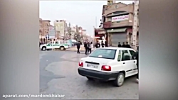 با گراني بنزين خيابان نادري اه...