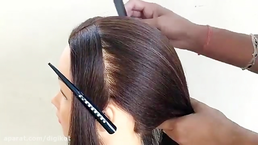 مدل موی زیبا و شیک با روشی آسان