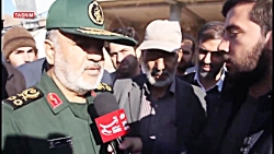 سپاه تا پایان کار در کنار مردم...