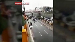 بستن بزرگراه امام علی در اعترا...