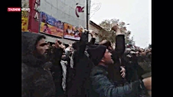 راهپیمایی خودجوش مردم زنجان عل...