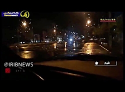خیابان های شیراز پس از آشوب