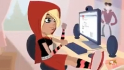 شنل قرمزی و آقا گرگه در فضای م...