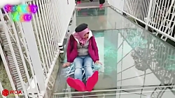 کلیپ طنز و جالب (ترس روی شیشه)...