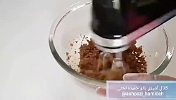 کیک غذای شیطان و فیلینگ موس شک...