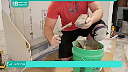 آموزش نصب سنگ آنتیک به صورت کا...