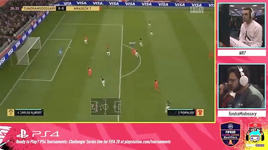 بازی MSDOSSARY VS NRASECK7 در مسابقات FUT CHAMPIONS CUP FIFA 20