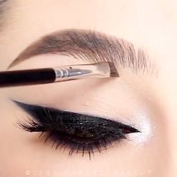 آموزش پرکردن ابرو با لوازم آرا...