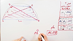 ویدیو آموزش اثبات دایره های ریاضی نهم