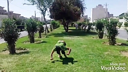 پارکور شیراز تمرین