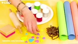 آموزش ساخت کاردستی | کاغذ کادو