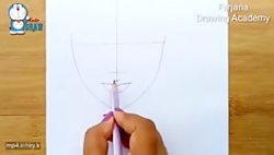 آموزش نقاشی دختر با مداد سیاه