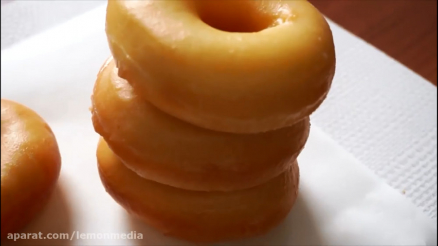 اموزش درست کردن دونات بسیار خوشمزه