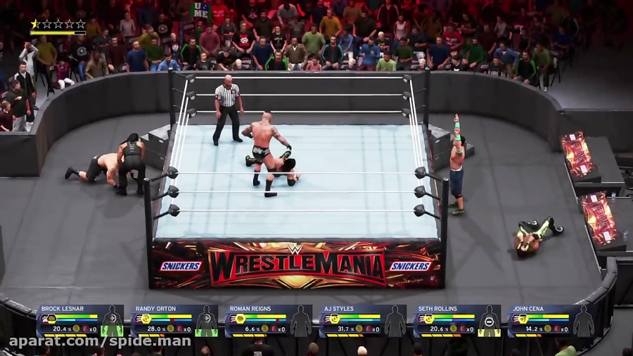 گیم پلی من WWE2K20درخواستیreza bazi