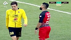 خلاصه بازی نساجی 2-2 سپاهان