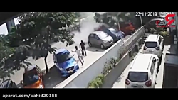 عجیب ترین فیلم از یک تصادف وحش...