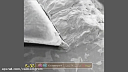 براده برداری از نمای بسیار نزدیک براده برداری از نمای بس...