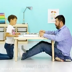 14 کاردستی متحرک فوق العاده برای کودکان با وسایل ساده و کارتن
