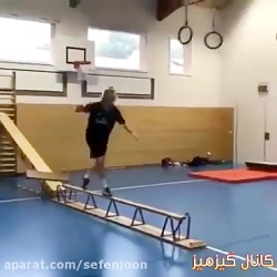 حرکات ترکیبی و نمایشی ژیمناستی...