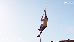 خفن ترین حرکات نمایشی حین سقوط...