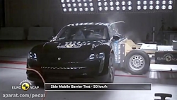 تست تصادف و ایمنی پورشه تایکان