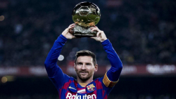 رونمایی مسی از ششمین توپ طلا خ...