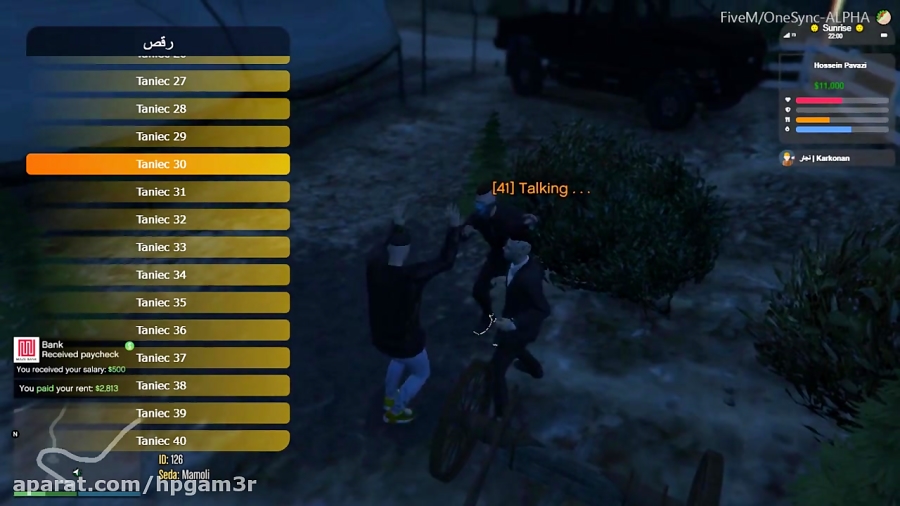 gta role play با حسین یا hpgam...