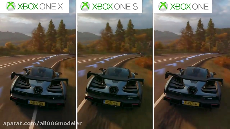 Forza Horizon 4 Comparison - Xbox One vs. Xbox One S vs. Xbox One X